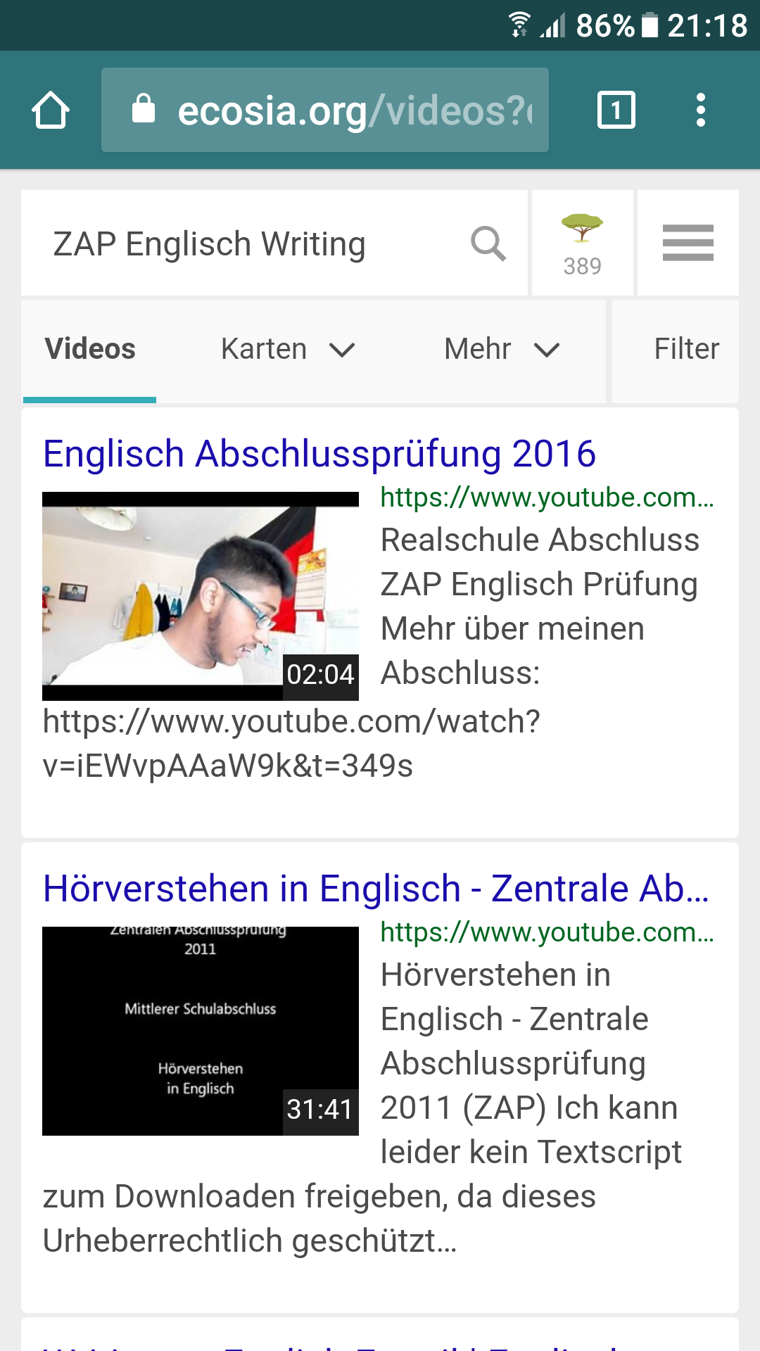 Zap NRW Englisch 2019 (MSA)? (Schule, Prüfung)
