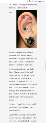  - (Piercing, Ohr, Schmuck)