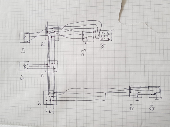 Elektrotechnik Technisches Zeichnen: Stromlaufplan zu Installationsplan