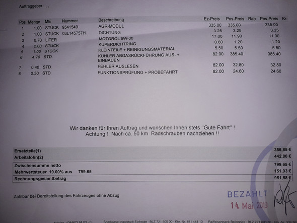 Fehler Im Agr Ventil Kann Ich Erstmal Weiterfahren Technik