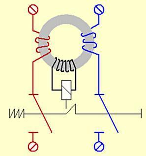 Funktionsprinzip des FI Schalters - (Strom, Fehlerstrom-Schutzschalter)
