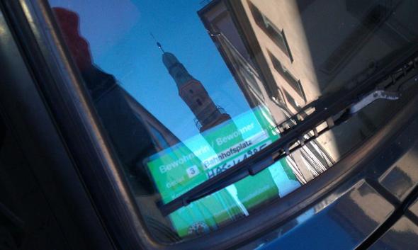 Knöllchen beim Parken vor einem Verkehrsberuhigten Bereich