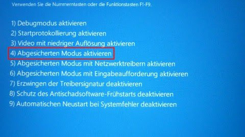 Wie Komme Ich In Win10 Home In Den Abgesicherten Modus Computer