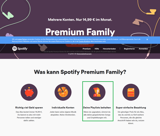 Spotify Family Konto Verifizieren