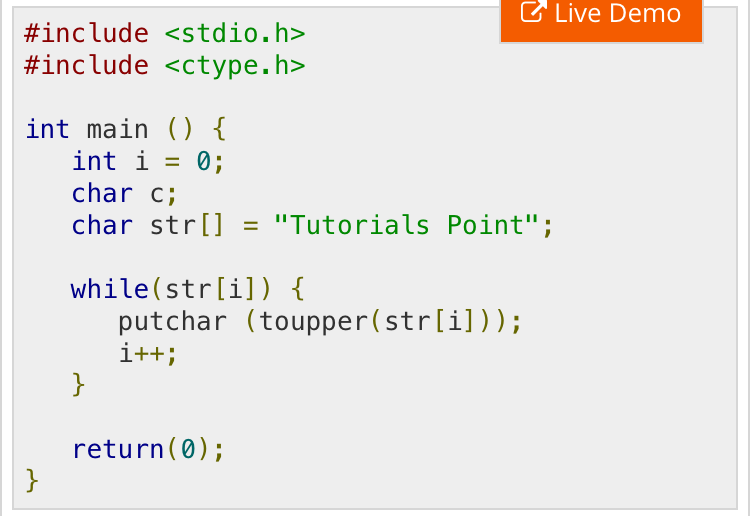 String in Großbuchstaben konvertieren? (programmieren)
