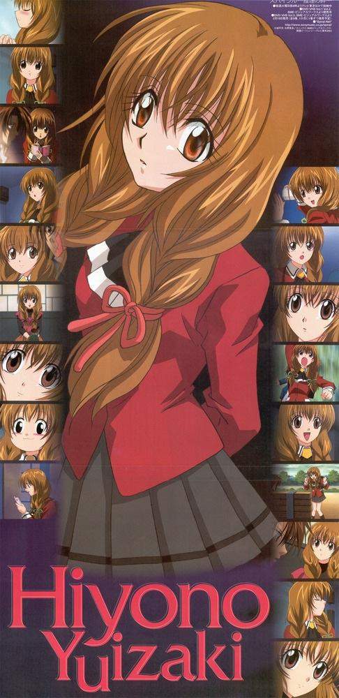 Anime Figur mit blonden Haaren u. zwei zöpfen (Manga, Cosplay)