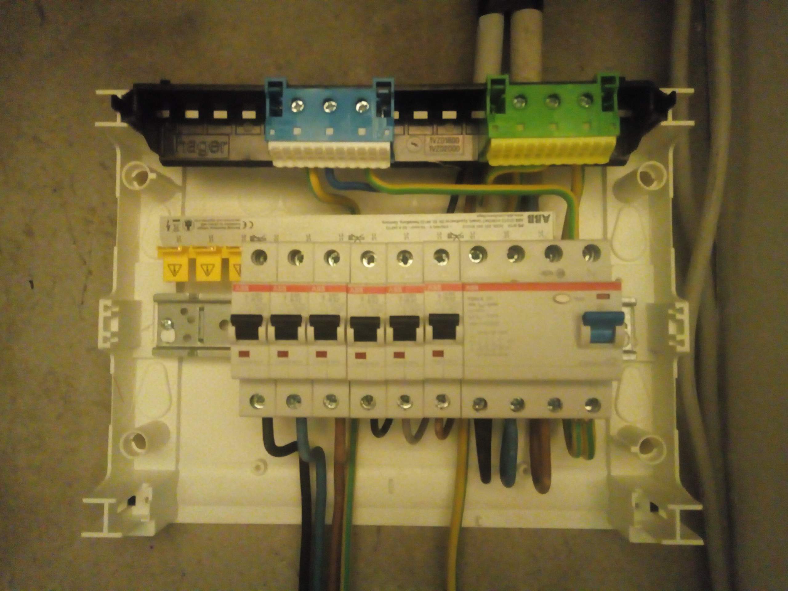 Alle Sicherungen fallen bei Kurzschluss!? (Elektrik, Elektroniker für