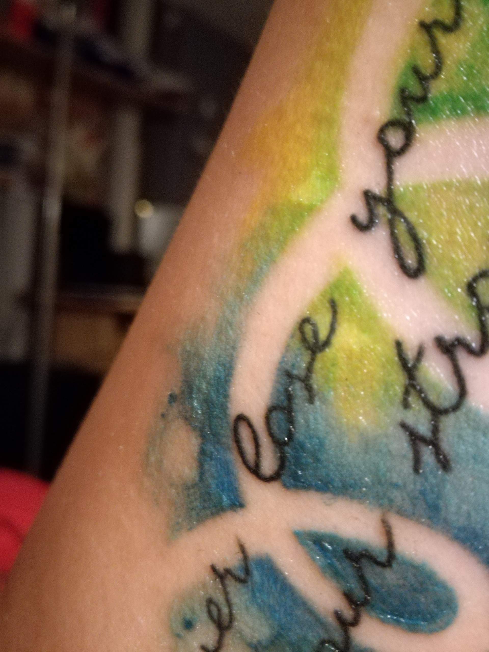 Tattoo Haut löst sich komplett samt Farbe? (Gesundheit und Medizin, Gesundheit)