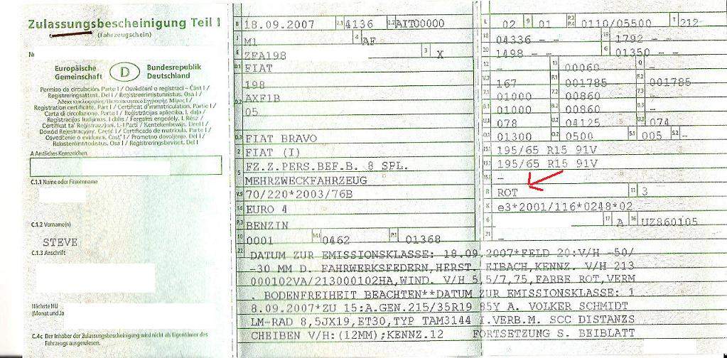 Farbcode finden? (Auto und Motorrad)