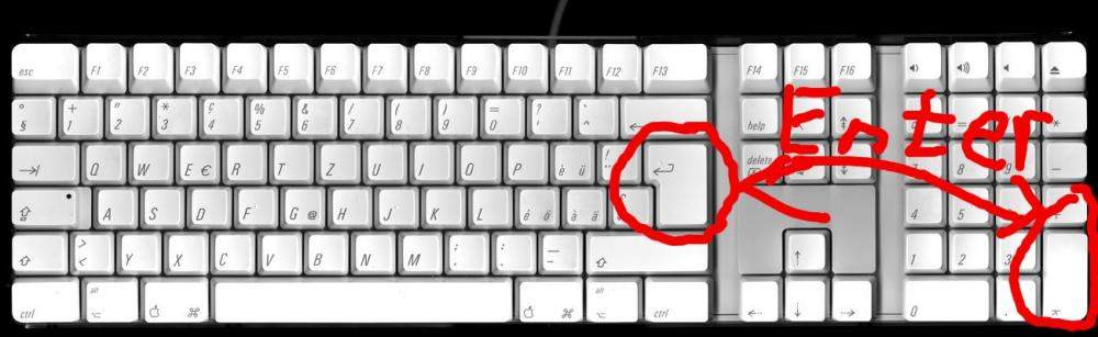 Welche Taste ist die \