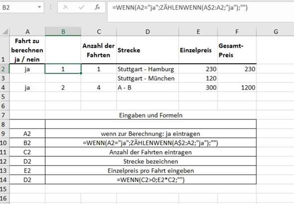  - (Rechnung, Microsoft Excel, Formel)