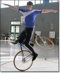 Kunstradfahren - (Fahrrad, Gleichgewichtsorgan)