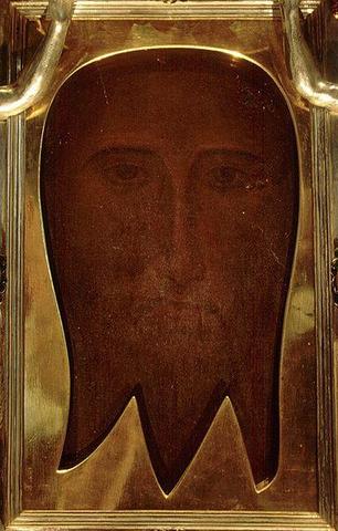 Tuch Jesus Porträt  - (Religion, Christentum, Kunst)