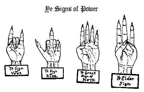 Signs of Power - (Hand, Zeichen)
