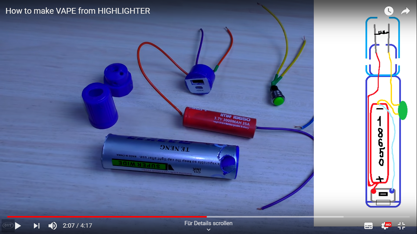 Wie kann man Eine Ezigarette selber bauen Also ohne Nikotin und so