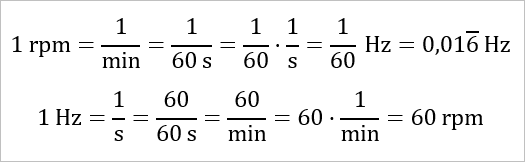 Rpm A Hz Wie rechnet man Hz in rpm und umgekehrt um? (Physik, Umrechnung)