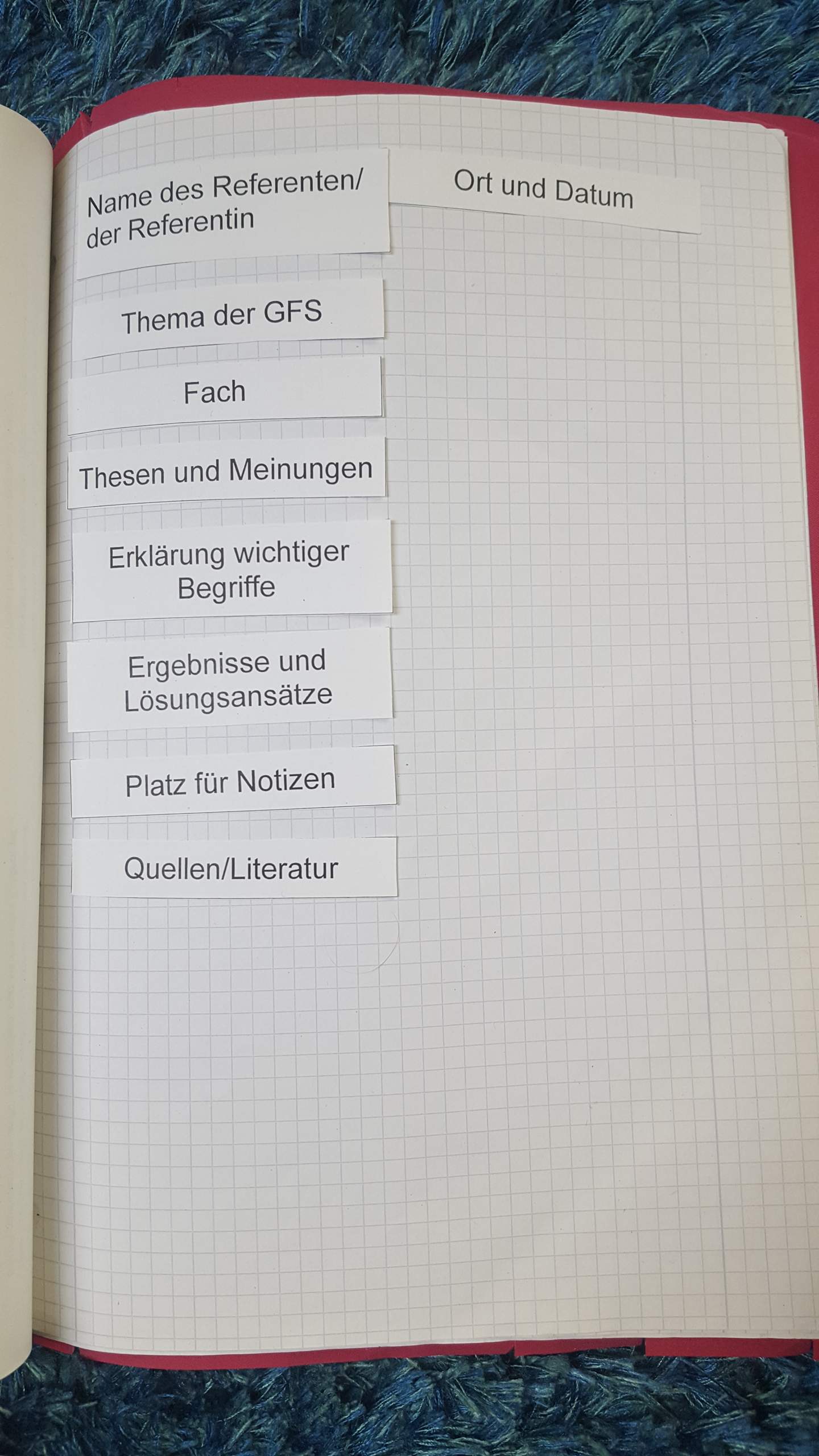 Handout Für Ein Referat