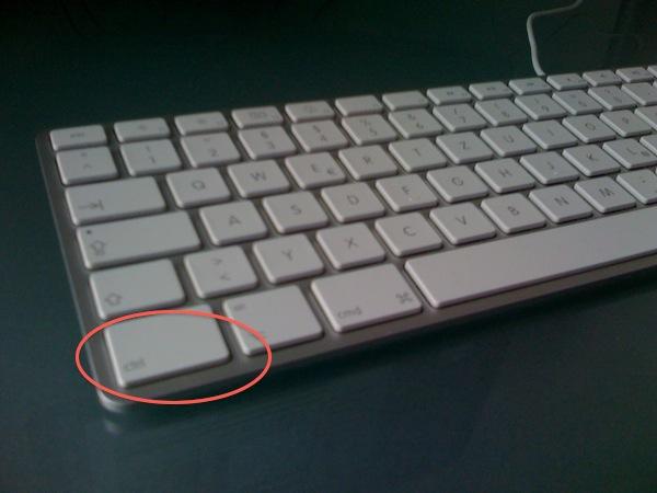 WO IST DIE STRG TASTE BEI I MAC? (Computer)