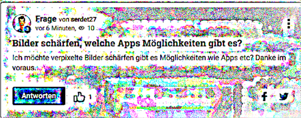 Bilder Scharfen Welche Apps Moglichkeiten Gibt Es Technik Handy Smartphone