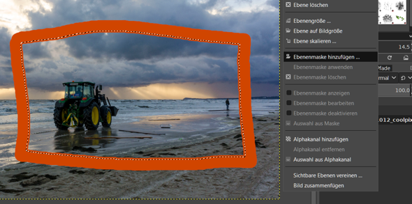 Bei Gimp Radieren Computer Technik Photoshop