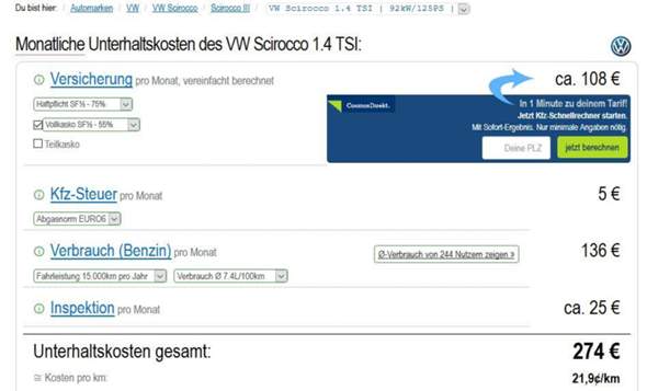 Vw Scirocco Erfahrungen Mit Versicherung Auto Auto Und Motorrad Autokauf