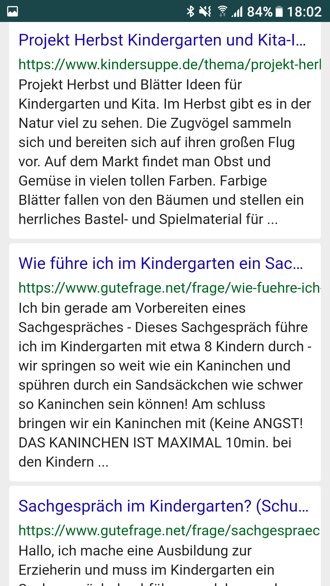 Sachgespräch im Kindergarten? (Schule, Ausbildung und Studium, Ausbildung)
