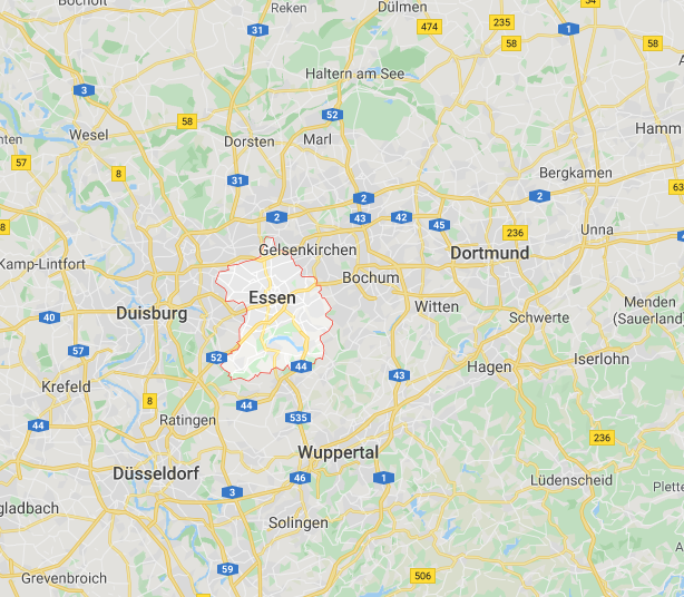 Wo befindet sich die Stadt Essen (Nrw)?