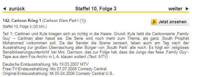 South park cartoon krieg teil 1 und Teil 2? (Filme und Serien, Stream