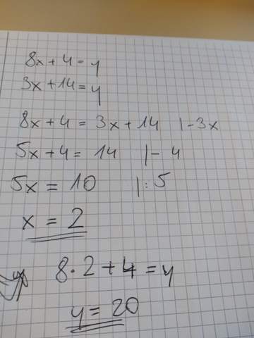 Gleichungssysytem Nach X Und Y Auflosen Schule Mathe