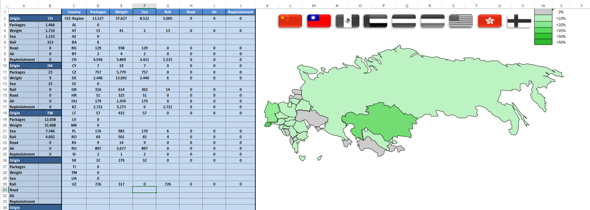 Excel Karte mit verschieden Farbigen Orten erstellen? (Computer Excel Karte mit verschieden Farbigen Orten erstellen? (Computer