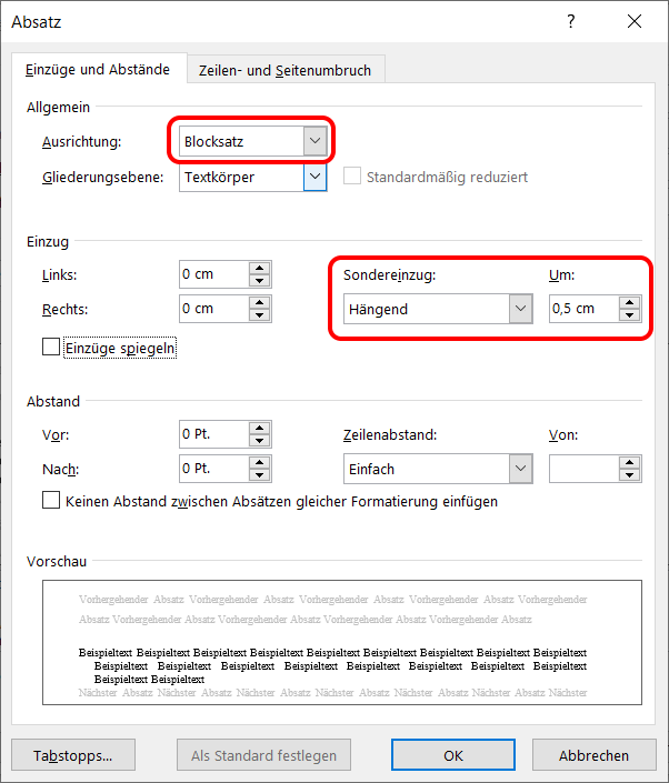 Mehrzeilige Fußnoten formatieren? (Word, Bachelorarbeit, Professor)