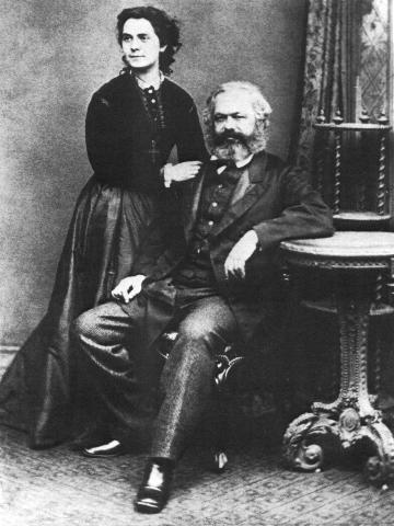 Karl und seine Frau Jenny Marx2.jpg - (Geschichte, Erfindung)