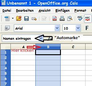 Text - (OpenOffice, Calc)
