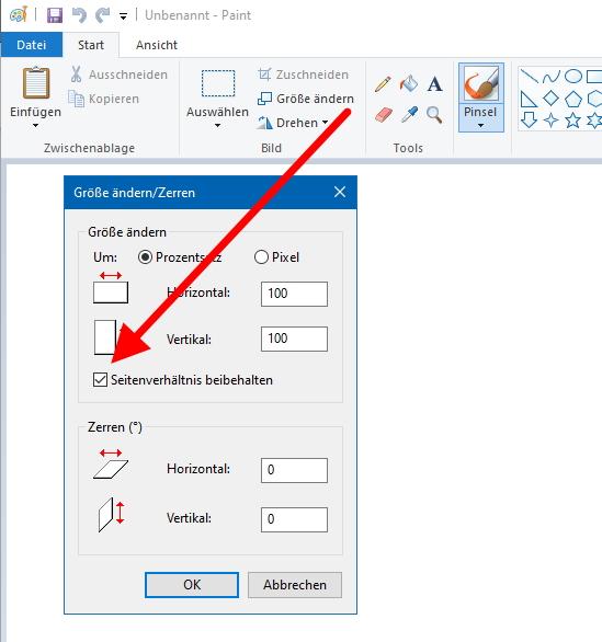 Wie kann ich Bilder verkleinern,nicht komprimieren? (Bildbearbeitung)