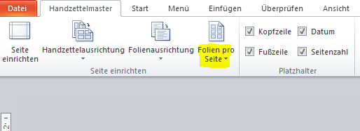Powerpoint Folien Ausdrucken Computer Schule Technik