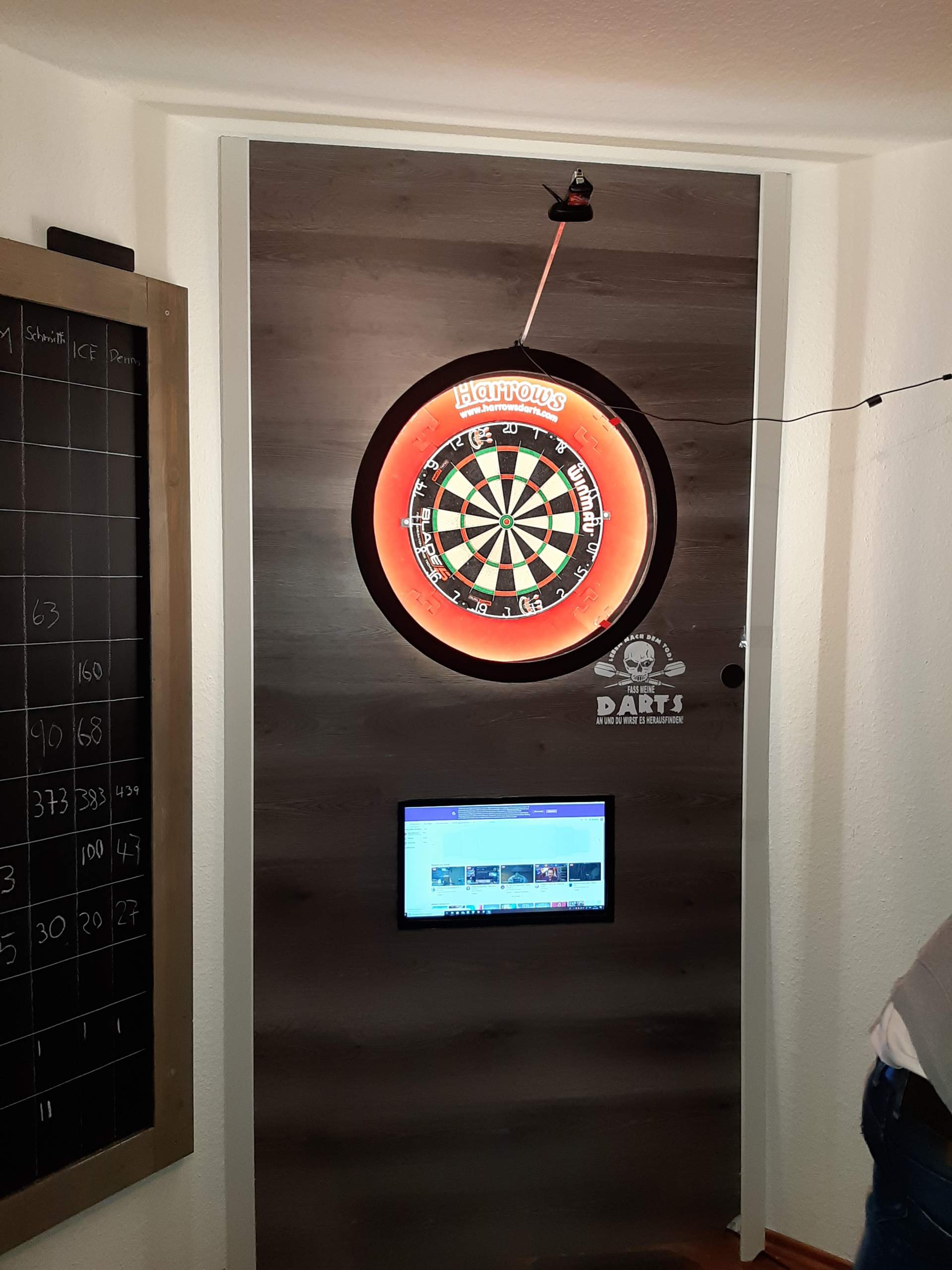 Dartboard zu schwer für Wand? (Sport und Fitness, Holz, Dartscheibe)