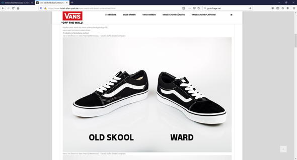 Vans old skool vs vans old skool shop platform