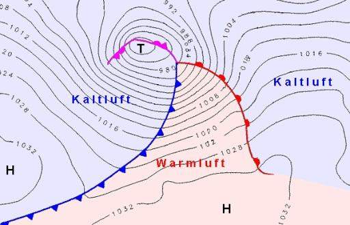 Wie erkenne ich Hoch- und Tiefdruckgebiete auf einer Karte? (Schule Wie erkenne ich Hoch- und Tiefdruckgebiete auf einer Karte? (Schule