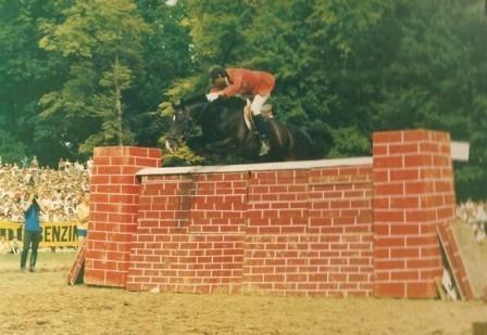 Andreas Werft in Verona 1997 (Sieger mit 2,25m) - (Pferd, Reiten, Reitsport)