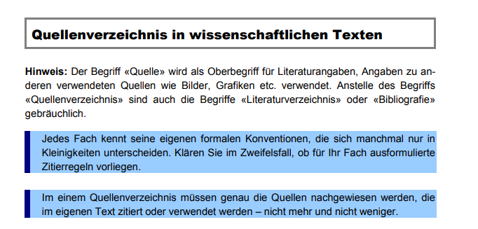 Literaturverzeichnis Und Quellenverzeichnis? (Schule, Politik ...