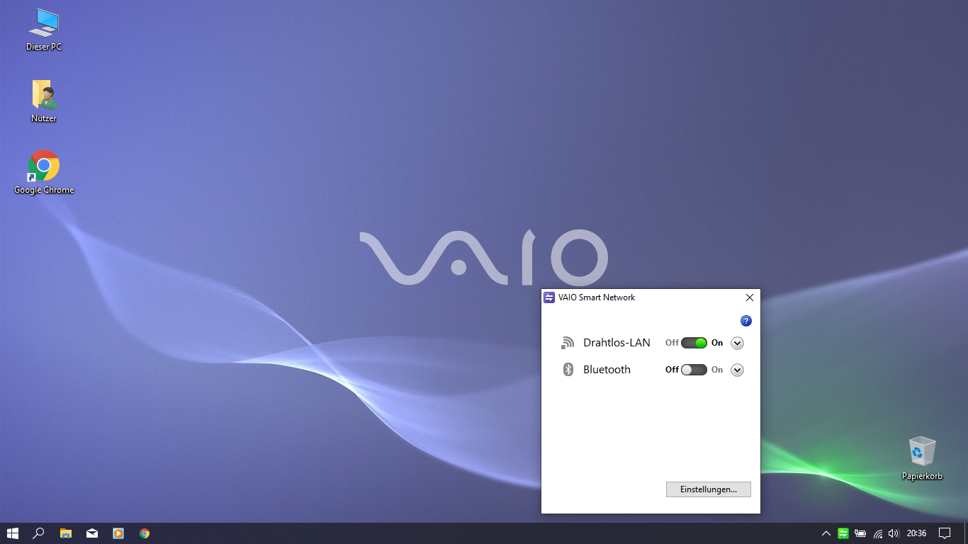 Sony vaio smart network не работает на windows 10