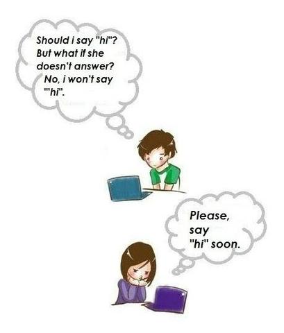 Verliebt aber zu schüchtern Verliebt aber zu schüchtern