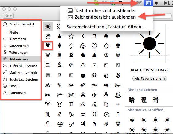 Wie Schreibt Man Herzen Mit Dem Mac Apple Tastatur Macbook