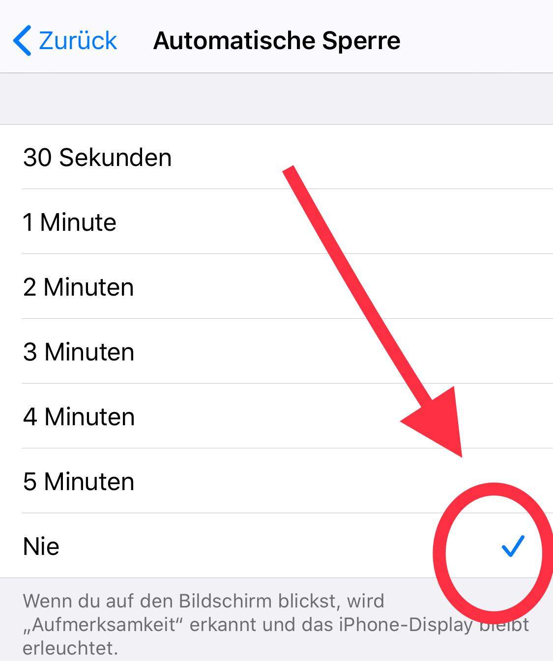 Automatische Sperre beim PodcastHören umgehen? (Smartphone, iPhone, Ruhezustand)