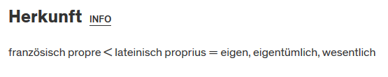 Made My Day übersetzung Deutsch Was heißt "Proper" auf Deutsch? (Englisch)