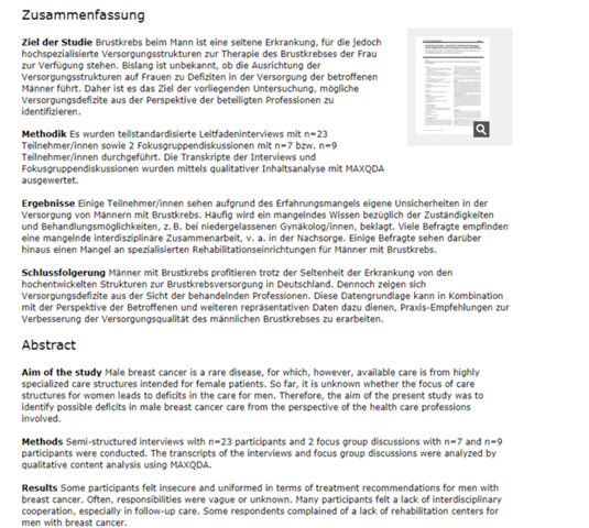 Was ist Unterschied zwischen Abstract und Zusammenfassung? (Schule