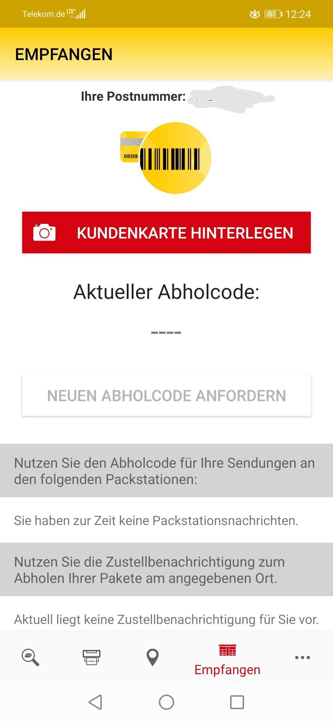 Dhl wie kann ich mein Paket von der Paketstation abholen? (DHLPackstation, mTan)
