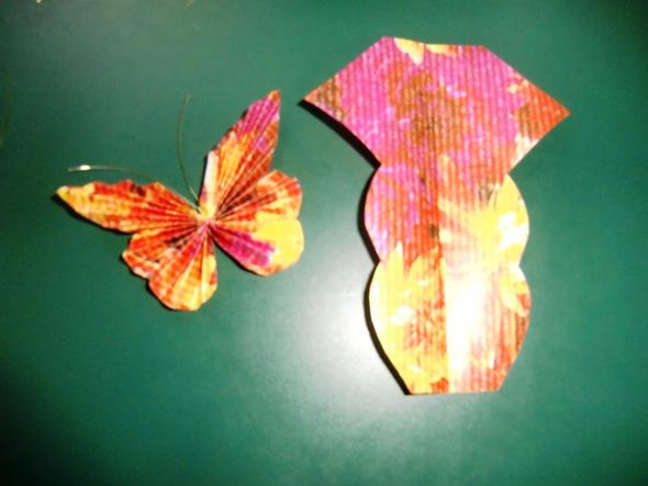 Muster für Schmetterlinge - (basteln, Senioren)