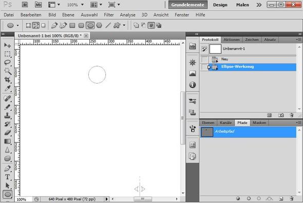 Photoshop - Eigene Vektorform erstellen - (Photoshop, Tutorial, Kreis)