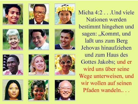 Menschen aus allen Nationen schließen sich uns an - (Gott, Jehova)